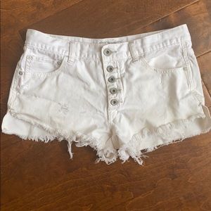 Free People White Shorts